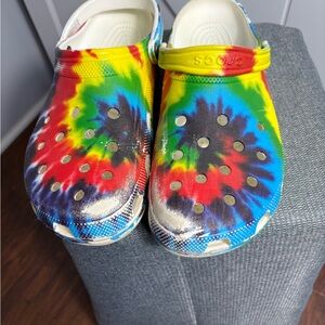 Crocs Classic Tie Dye Clogs Men’s Size 13